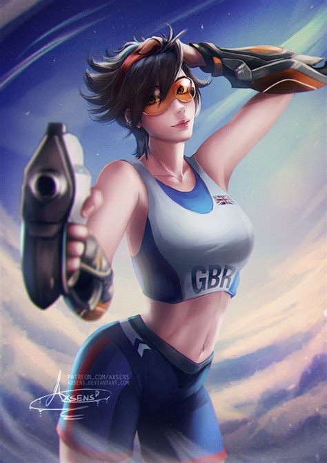 <b>Tracer</b> looks a little disappointed she didn't get that cream pie. . Tracer rule 34